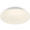 Image de BRILONER - plafonnier LED, plafonnier LED salle de bain IP44, lampe de salle de bain, lumière blanche chaude, Ø275 mm, blanc