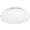 Image de BRILONER - Plafonnier LED avec décor étoilé, plafonnier LED salle de bain IP44, décor ajouré, lumière blanche neutre, Ø275 mm, blanc
