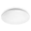Image de BRILONER - Plafonnier LED avec décor étoilé, plafonnier LED salle de bain IP44, décor perforé, lumière blanc neutre, Ø340 mm, blanc