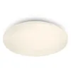 Image de BRILONER - plafonnier LED, plafonnier LED salle de bain, IP44 anti-éclaboussures, lampe de salle de bain, lumière blanche chaude, 400 mm, blanc