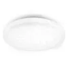 Image de BRILONER - Plafonnier LED avec décor étoilé, plafonnier LED salle de bain IP44, décor ajouré, lumière blanche neutre, Ø400 mm, blanc