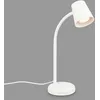 Image de BRILONER - Lampe de chevet, lampe de bureau orientable, lampe de table GU10 pour bureau à domicile avec interrupteur à câble, blanc