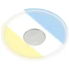 Image de BRILONER - Spot LED à encastrer 230V, salle de bain IP44, plafonnier, 1x spot LED, 6W, 640lm, blanc chaud, neutre, froid, aluminium, 12cm x 3.6cm