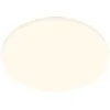 Image de BRILONER - Plafonnier LED avec détecteur de mouvement, lumière blanche chaude, plafonnier LED, lampe de cuisine, chambre d'enfant, 350x60 mm (DxH) blanc
