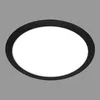 Image de BRILONER - Plafonnier de salle de bain, Plafonnier blanc neutre, Lampe LED, Lampe de salle de bain, IP44 protection contre les éclaboussures, 310x65 mm, Noir
