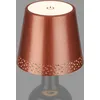 Image de BRILONER - Lampe bouteille LED à intensité variable, Lampe bouteille à poser LED, Lampe de lecture, Lumière blanche chaude, 110x90 cm (DxH), Cuivre mat, Copper