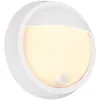 Image de BRILONER - Lampe murale LED batterie avec détecteur de mouvement, capteur d'humidité, 20 sec. Timer, lampe extérieure, spot LED extérieur, lampe extérieure, appliques extérieures, 17x7 cm, Blanc