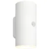 Image de BRILONER - Lampe murale LED rechargeable avec détecteur de mouvement, capteur crépusculaire, minuterie 20 sec,spot LED extérieur, 15,5x7x8,5 cm (hxlxp), blanc