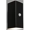 Image de BRILONER - Lampe murale LED rechargeable avec détecteur de mouvement, capteur crépusculaire, minuterie 20 sec, spot LED, lampe extérieure, applique murale extérieure, 15,5x6,5x8,5 cm (hxlxp), noir