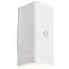 Image de BRILONER - Lampe murale LED rechargeable avec détecteur de mouvement, capteur crépusculaire, minuterie de 20 s, lampe extérieure, spot LED, applique murale extérieure, 15,5x6,5x8,5 cm (hxlxp), blanc
