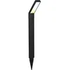 Image de BRILONER - Lampe solaire d'extérieur avec capteur crépusculaire, protection contre les projections d'eau, réglable de blanc chaud à blanc froid, lampe d'extérieur, lampe d'allée, 66x50x12,5 cm, noir