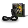 Image de BRILONER - Système de jardin Connect to Shine 12V, jeu de 3 rallonges de 2 m, kit d'extension, IP67 contre l'immersion temporaire, connexion par fiche, 2 m, noir