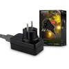 Image de BRILONER - Système de jardin Connect to Shine 12V, transformateur 24W, pour alimentation jusqu'à 15m, IP67 contre l'immersion temporaire, fiche, 10x4,5x7,5 mm, noir