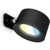 Image de BRILONER - Applique murale sans alimentation électrique avec batterie rechargeable, amovible magnétiquement, pivotante à 360°, dimmable, CCT, applique murale intérieure, lampe de lit, 8,7x7,5x4,8cm