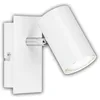 Image de BRILONER - Applique LED intérieure, CEE A source lumineuse, orientable, 3000K blanc chaud, 2W 450 lumens, lampe lecture murale, éclairage salon, cuisine, couloir, chambre, blanc