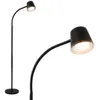 Image de BRILONER - Lampadaire LED sans fil avec touche, intensité variable, batterie et source interchangeables, lampadaire à batterie, lampe de lecture, lampe de salon, plafonnier, lampadaire, 126,5 cm