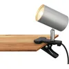 Image de BRILONER - Lampe de bureau avec interrupteur à fil, orientable, fiche, lampe à pince, lampe de chevet,16,5x6,5x12cm, chrome mat