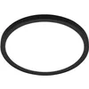 Image de BRILONER - Plafonnier LED à lumière indirecte, plat, lumière blanc neutre, lampe LED, plafonnier LED, lampe de salon, panneau LED, lampe de cuisine, éclairage de plafond, 24x3 cm, noir