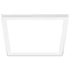 Image de BRILONER - Plafonnier LED à lumière indirecte, plat, lumière blanc neutre, lampe LED, plafonnier LED, lampe de salon, panneau LED, lampe de cuisine, éclairage de plafond, 24x24x3 cm, blanc