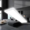 Image de BRILONER - Plafonnier LED 98cm à lumière indirecte, plat, lumière blanc neutre, lampe LED, plafonnier LED, lampe de salon, panneau LED, lampe de cuisine, plafonnier, 98x20x3 cm, blanc