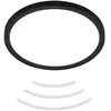Image de BRILONER - Plafonnier LED avec détecteur de mouvement IP44 portée 3m, couleur de lumière blanc neutre, plat, détection 120 degrés, plafonnier LED, panneau LED, 29x3 cm, noir