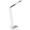 Image de BRILONER - Lampe de bureau LED à recharge inductive, intensité lumineuse variable, réglable de blanc chaud à blanc froid, lampe de table, lampe de chevet, Home Office, 18x44 cm, Blanc