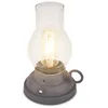 Image de BRILONER - Lampe de table sans fil LED IP44 avec fonction tactile, dimmable, batterie remplaçable, lampe de chevet sans fil, lampe à huile LED, lampe de table exterieur, 10,5x17,5 cm, anthracite