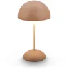 Image de BRILONER - Lampe de table sans fil LED IP44 avec fonction tactile, à intensité variable, batterie 4.000mAh remplaçable, lampe de chevet sans fil, de salon à poser, lampe chevet, 16 x 29 cm, coffee