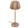 Image de BRILONER - Lampe de table LED à intensité variable, blanc chaud, bord lumineux, chevet, bureau, salon à poser, lampe à poser, table salon, 14,3x36 cm, coffee
