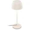Image de BRILONER - Lampe de table LED à intensité variable, blanc chaud, bord lumineux, chevet, bureau, salon à poser, lampe à poser, table salon, 14,3x36 cm, blanc antique