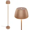 Image de BRILONER - Lampadaire LED tactile, à intensité variable, bord lumineux, lumière blanche chaude, salon, lampe sur pied, lampadaire sur pied, 19x124 cm, coffee