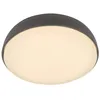 Image de BRILONER - Plafonnier LED avec lumière blanc chaud, 10W, 1200lm, salon, chambre, luminaire plafonnier, cuisine, 28,5x7,6 cm, anthracite