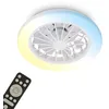 Image de BRILONER - Plafonnier ventilateur de plafond LED avec éclairage, télécommande, moteur DC silencieux à 5 vitesses, CCT et intensité réglable, plafonnier LED ventilateur, salon, 38 cm, blanc