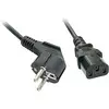 Image de Cordon électrique LINDY ordinateur [1x Prise mâle + contact de protection - 1x Secteur femelle C13] 2.00 m noir