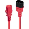 Image de Lindy Rallonge IEC, rouge, 1m