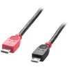 Image de LINDY Câble USB 2.0 Micro-B vers Micro-B OTG, 2m