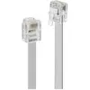 Image de LINDY téléphone (analogique) Câble de raccordement [1x RJ12 mâle 6P6C - 1x RJ12 mâle 6P6C] 5 m gris