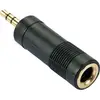 Image de LINDY 35621 Lindy - Audio-Adapter - Stereo-Stecker (W) bis Stereo Mini-Klinkenstecker (M) Jack audio Adaptateur [1x Jack mâle 3.5 mm - 1x Jack femelle 6.35 mm]