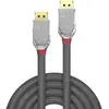 Image de Câble de raccordement LINDY DisplayPort Fiche mâle DisplayPort, Fiche mâle DisplayPort 1.00 m gris 36301 Câble DisplayPort