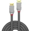 Image de Câble de raccordement LINDY DisplayPort Fiche mâle DisplayPort, Fiche mâle DisplayPort 5.00 m gris 36304 Câble DisplayPort