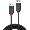 Image de Câble de raccordement LINDY DisplayPort Fiche mâle DisplayPort, Fiche mâle DisplayPort 0.50 m noir 36490 Câble DisplayPort