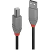 Image de LINDY Câble USB USB 2.0 USB-A mâle, USB-B mâle 1.00 m noir 36672