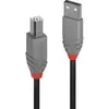 Image de LINDY Câble USB USB 2.0 USB-A mâle, USB-B mâle 2.00 m noir 36673