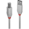 Image de LINDY Câble USB USB 2.0 USB-A mâle, USB-B mâle 1.00 m gris 36682