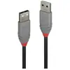 Image de LINDY Câble USB USB 2.0 USB-A mâle, USB-A mâle 3.00 m noir, gris 36694