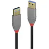 Image de LINDY Câble USB USB 3.2 Gen1 USB-A mâle, USB-A mâle 5.00 m noir, gris 36754