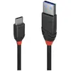 Image de LINDY Câble USB USB 3.2 Gen1 USB-C® mâle, USB-A mâle 0.15 m noir 36914