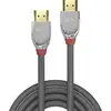 Image de Câble de raccordement LINDY HDMI Fiche mâle HDMI-A, Fiche mâle HDMI-A 1.00 m gris 37871 4K UHD Câble HDMI
