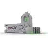 Image de Lindy Clé USB et 4 verrous USB, Vert