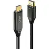 Image de Câble adaptateur LINDY DisplayPort / HDMI Fiche mâle DisplayPort, Fiche mâle HDMI-A 3.00 m noir 40932 Câble DisplayPort